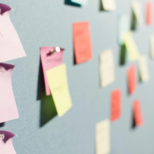Post it on the wall