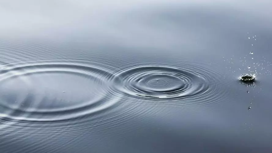 Photo of water ripple