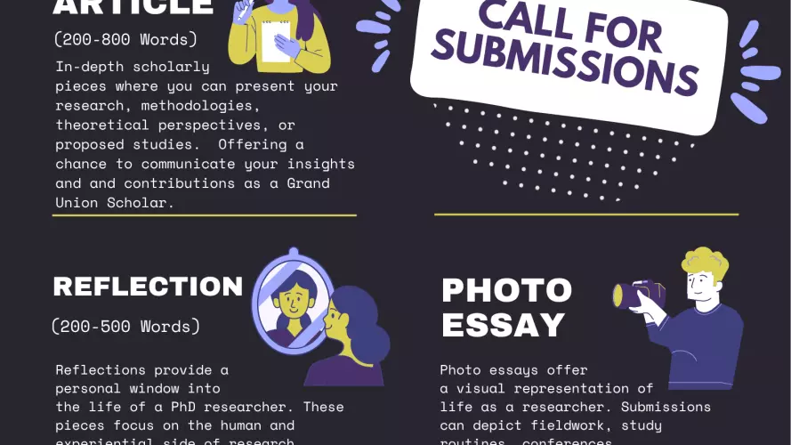 Flyer Grand Union Magazine Call for submissions