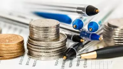 Money and pens