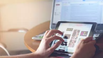 Ipad and computer screen