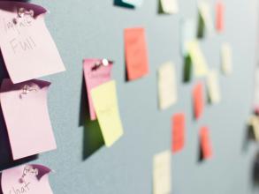 Post it on the wall