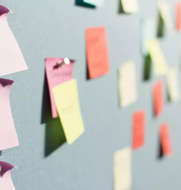 Post it on the wall